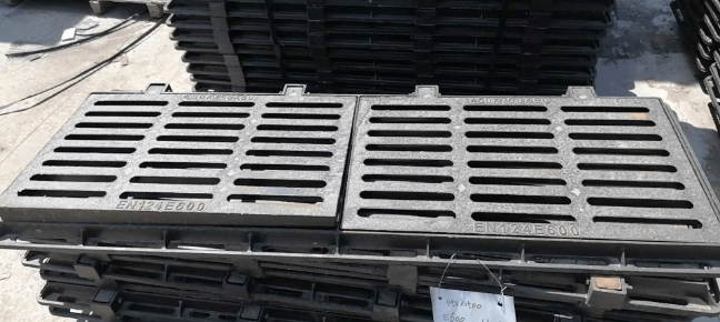 宜秀球墨铸铁连体双篦展示